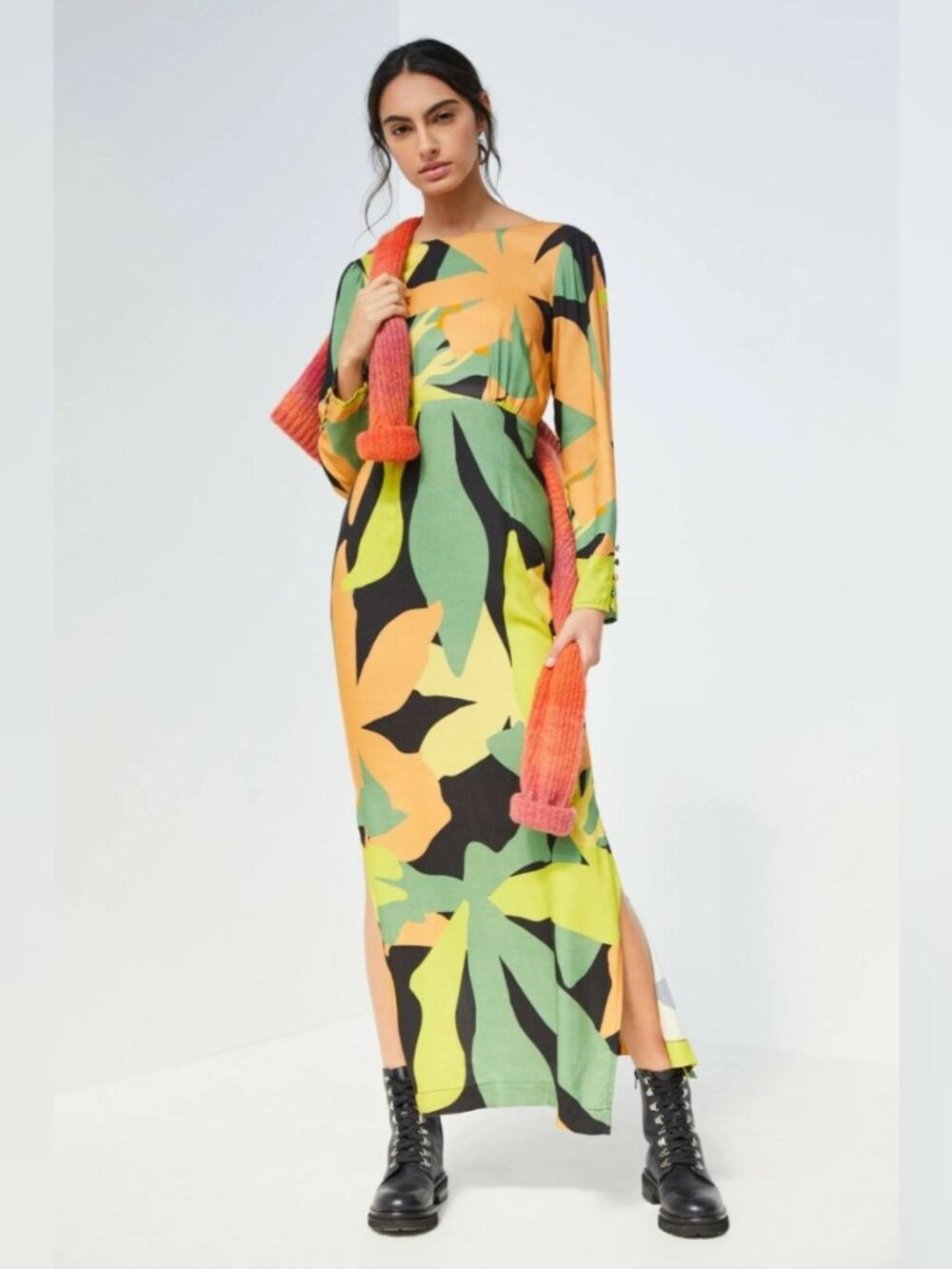 Anthropologie Bl-nk Marike Maxi Dress sz XS